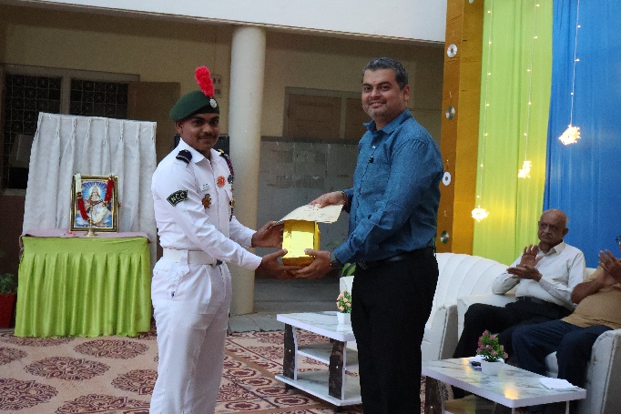Naval cadet felicitation