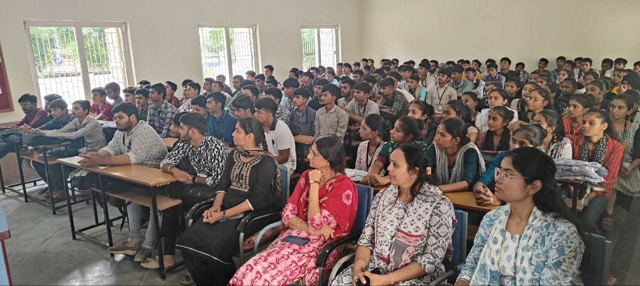Students in program hall
