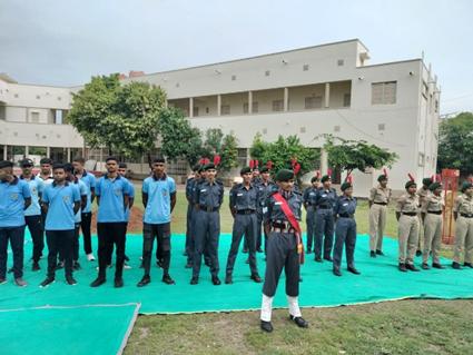 Campus yoga activity